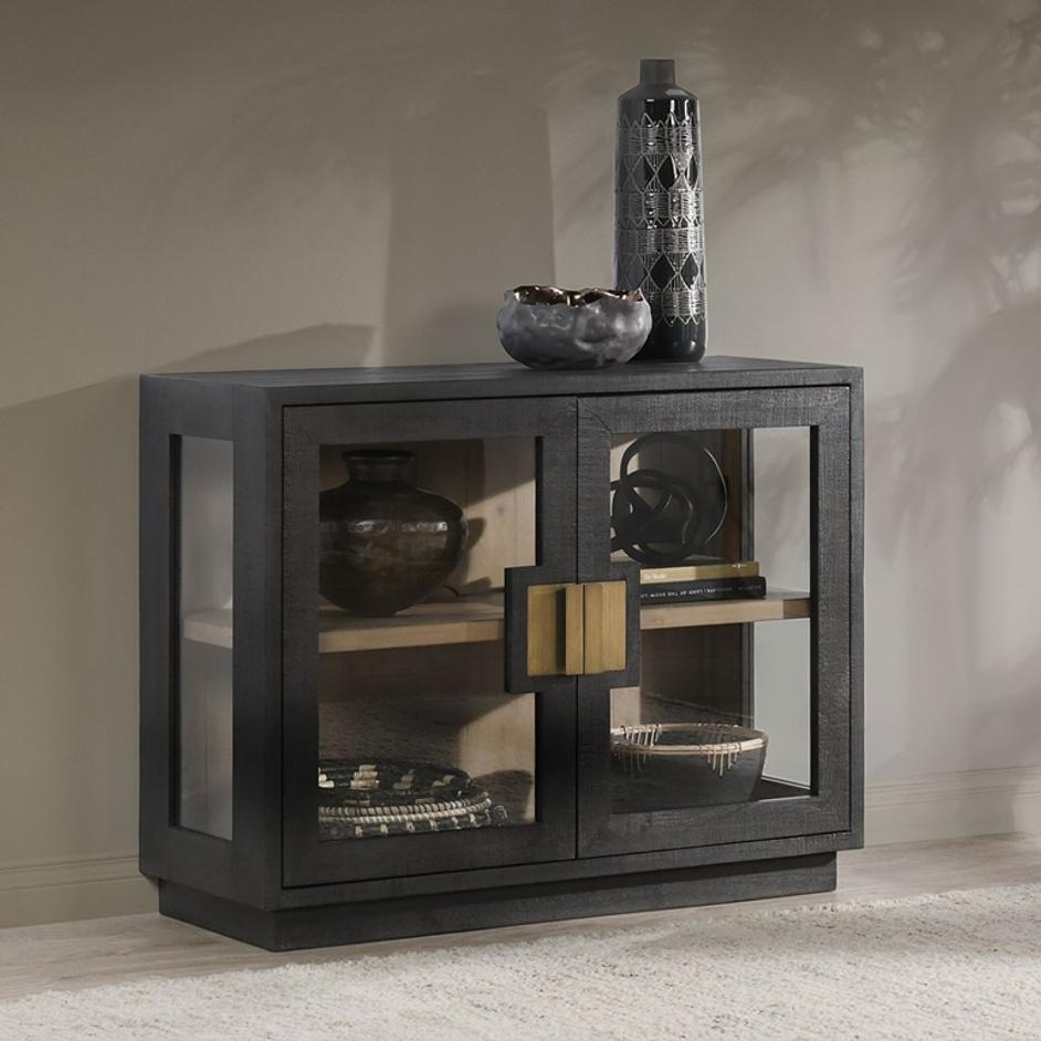 Larson Reclaimed Pine 2Dr Cabinet by Classic Home