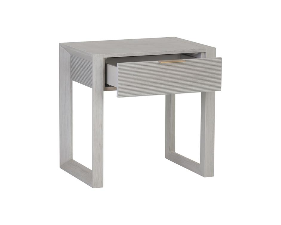 Cordoba Nightstand - Pearl River Grey by Sunpan