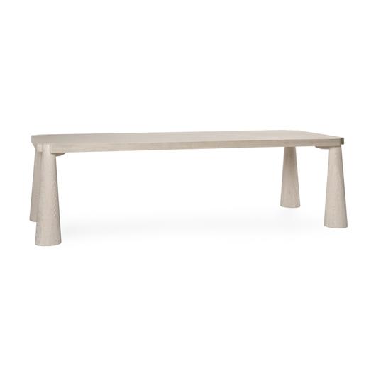 Atrop Oak Wood 102" Dining Table by Classic Home