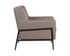 TALULA LOUNGE CHAIR - ALPINE GREY LEATHER by Sunpan