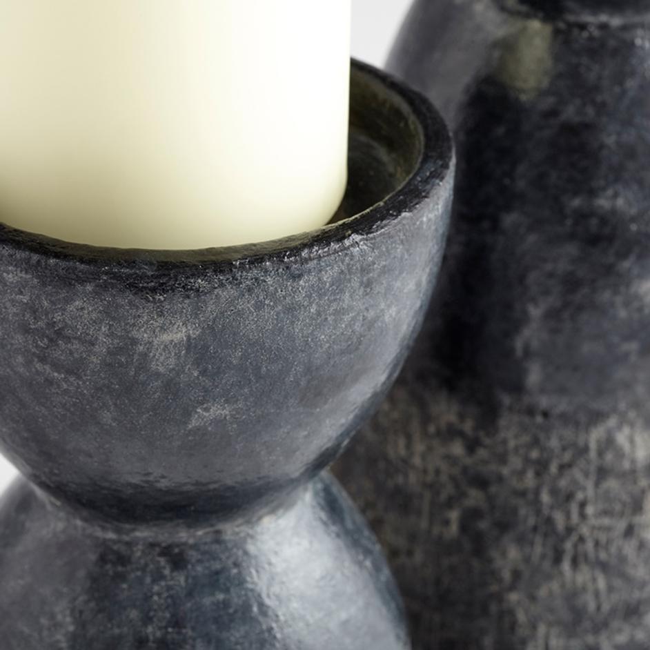 Lg Escalante Candleholder in Black by Cyan Design