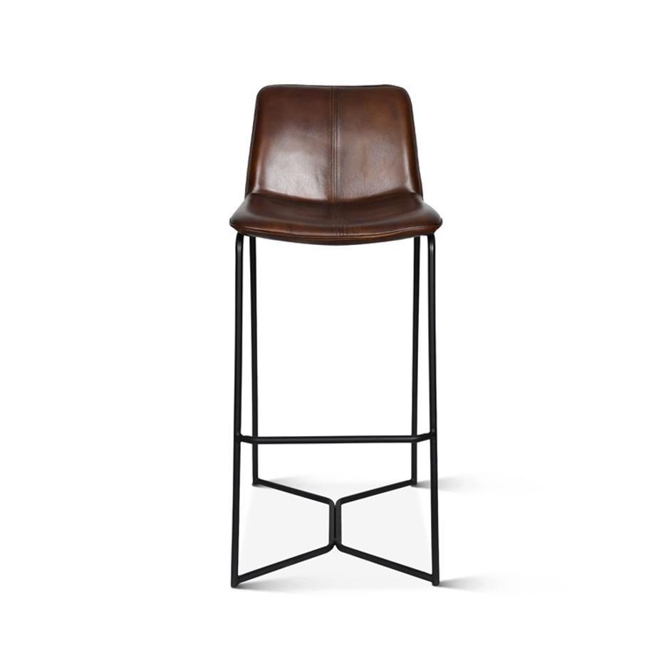Morgan Bar Chair, Hand Washed Chestnut by Home Trends & Design