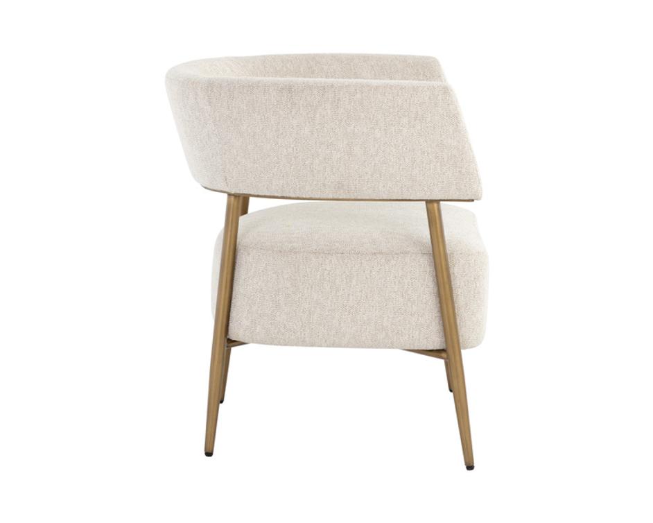 MAESTRO LOUNGE CHAIR - DOVE CREAM by Sunpan