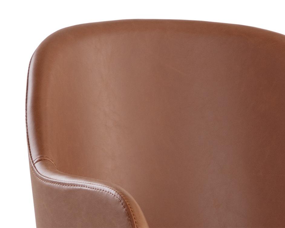 HENSLEY DINING ARMCHAIR - HAZELNUT by Sunpan