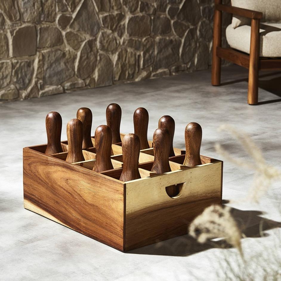 Outdoor Bowling Set - Golden Guanacaste by Four Hands
