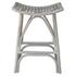 Imari Rattan Counter Stool In Gray White Washed  by New Pacific Direct