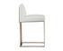 Dean Counter Stool - Antique Brass - Cantina White by Sunpan