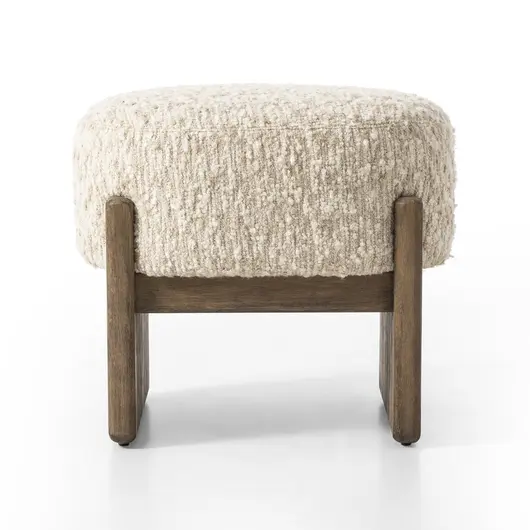 Kirby Accent Stool - Solema Cream by Four Hands