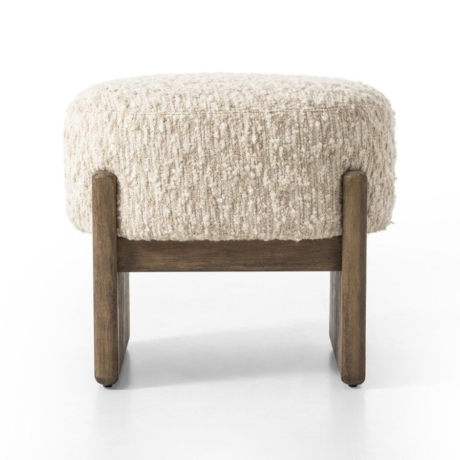 Kirby Accent Stool - Solema Cream by Four Hands