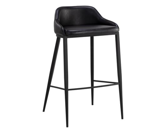 ASTRA BARSTOOL - BLACK - NIGHTFALL BLACK by Sunpan