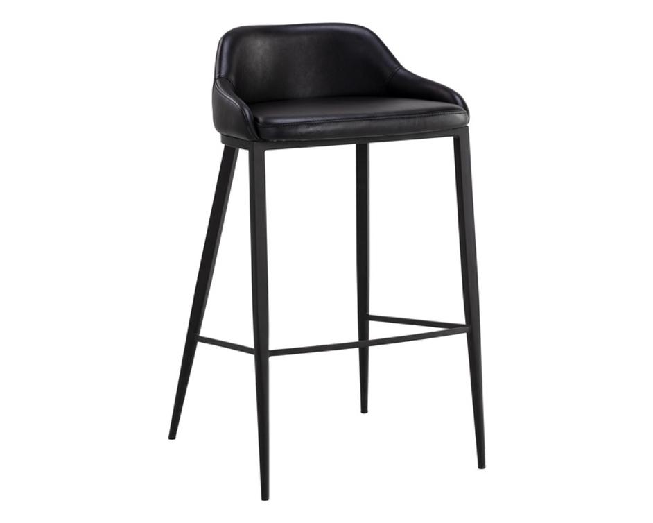 ASTRA BARSTOOL - BLACK - NIGHTFALL BLACK by Sunpan