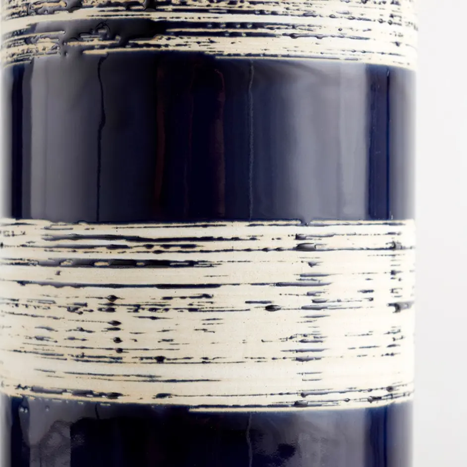 Bristle Brush Table Lamp in Blue by Cyan Design