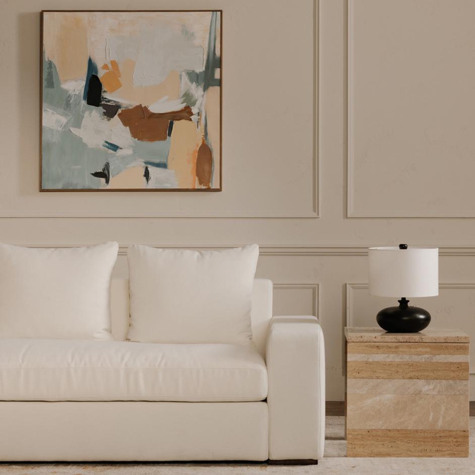 Thomas Sofa Ivory by Moes Home