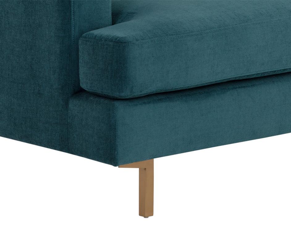 SHERIDAN 2 SEATER SOFA - DANNY TEAL by Sunpan
