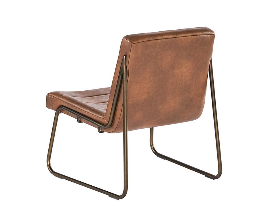 Anton Lounge Chair - Bravo Cognac by Sunpan