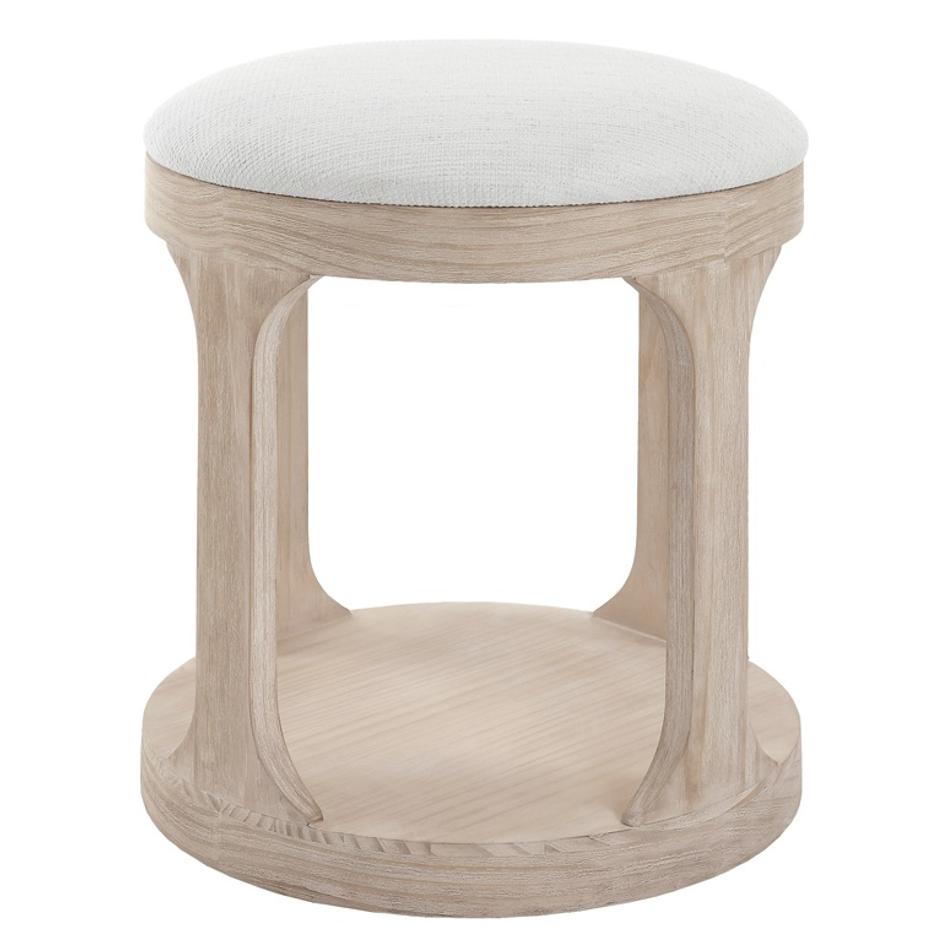 Dennen Oak Ottoman by Uttermost