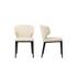 Delaney Dining Chair Warm Beige-Set of Two by Moes Home
