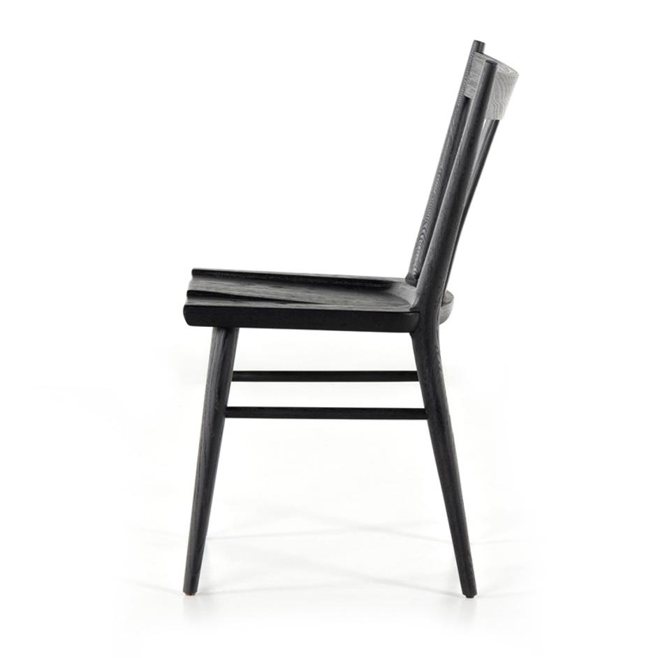 Gregory Dining Chair In Black Oak by FOUR HANDS