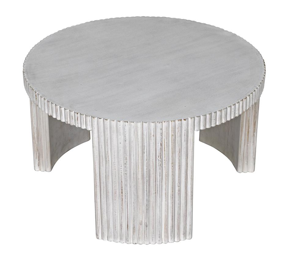 Jgor Side/Coffee Table, White Wash by Noir Furniture