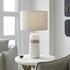 Comanche White Crackle Table Lamp by Uttermost