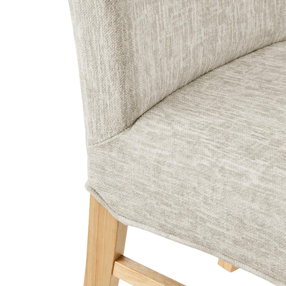 Milton Fabric Dining Side Chair, Pasadena Beige by New Pacific Direct