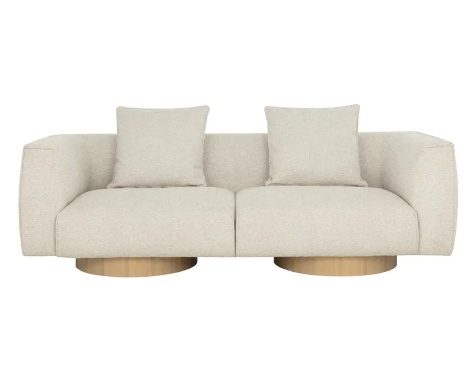 MATTIS SOFA - SANTA CRUZ OATMEAL by Sunpan