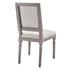 Reece Vintage French Upholstered Fabric Dining Side Chair In Beige by Modway Furniture
