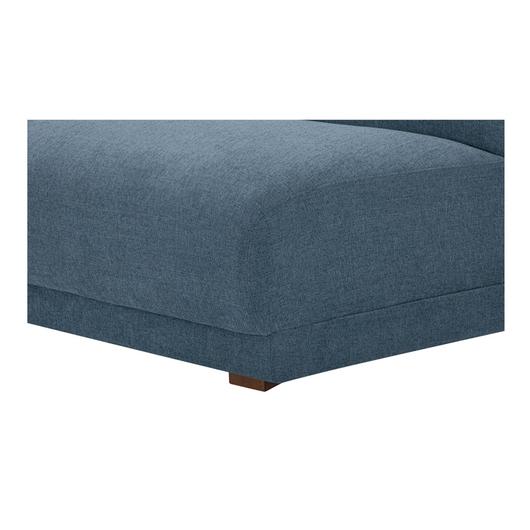 Fraser Wedge Slipper Chair Deep Blue by Moes Home