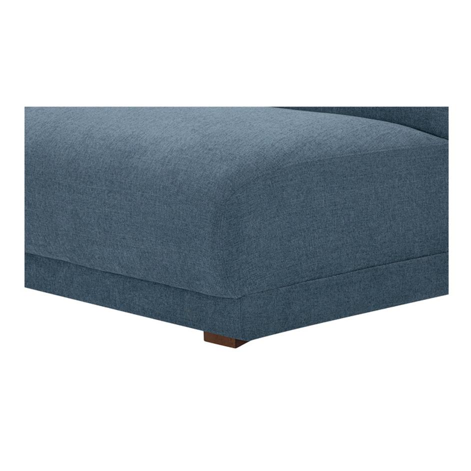 Fraser Wedge Slipper Chair Deep Blue by Moes Home