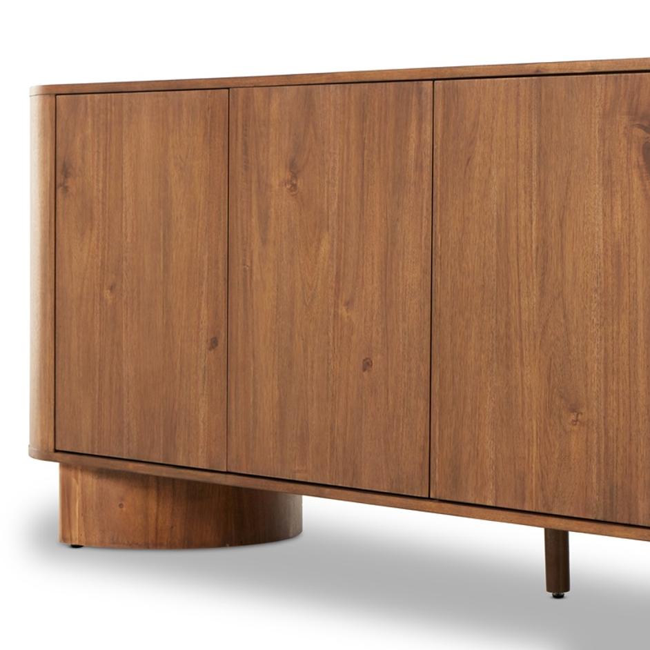 Paden Sideboard In Seasoned Brown Acacia by FOUR HANDS