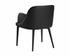 Hagan Dining Armchair - Dillon Cream / Dillon Black by Sunpan