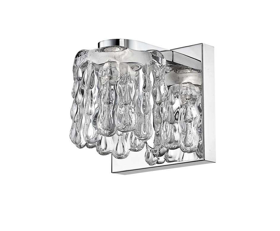 Tempest 1 Light Wall Sconce in Chrome  Finish by Z-Lite