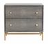 Pesce Shagreen Nightstand by tov furniture