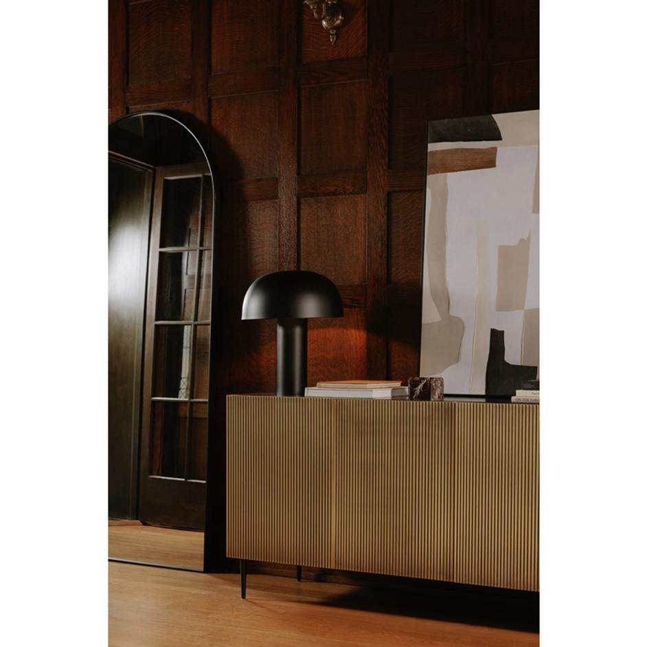 NANU TABLE LAMP BLACK by Moes Home