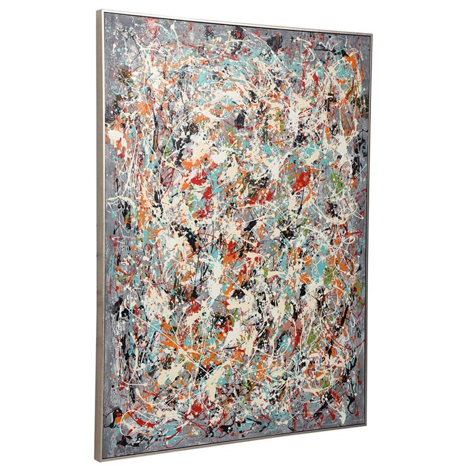 Organized Chaos Hand Painted Canvas by Uttermost