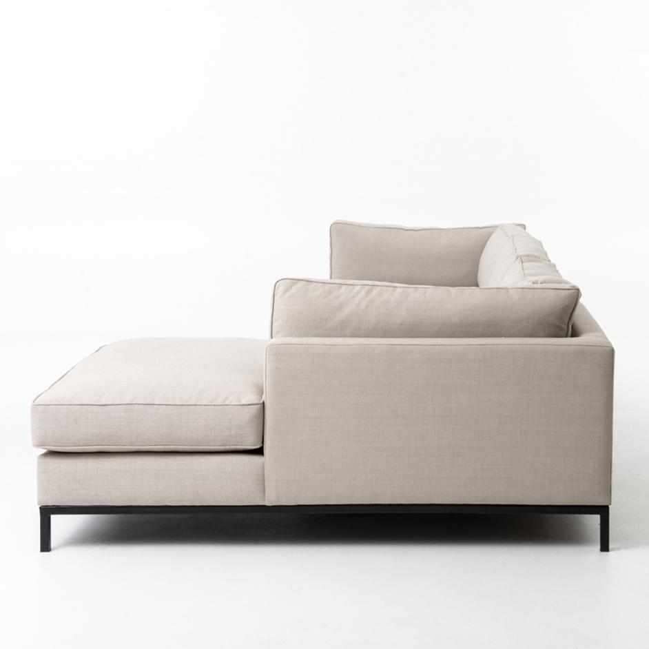 GRAMMERCY 2-PIECE CHAISE SECTIONAL-BENNETT MOON by FOUR HANDS