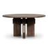 Railay Round Outdoor Dining Table-60" - Stained Toasted Brown-FSC by Four Hands