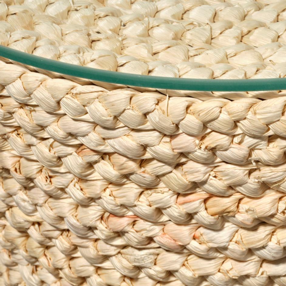 Grain Braided Side Accent Table by Jamie Young