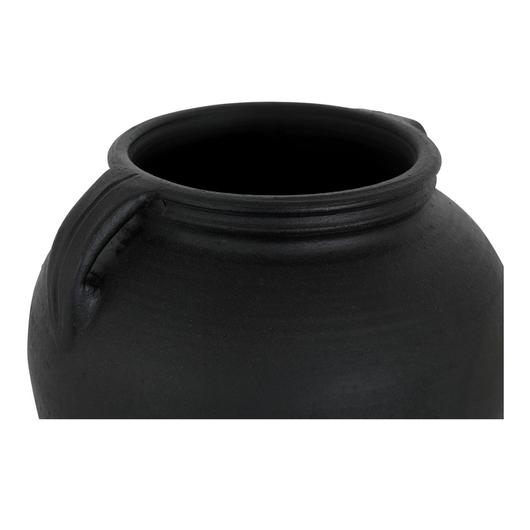 Jovi Vase Black Terracotta by Moes Home