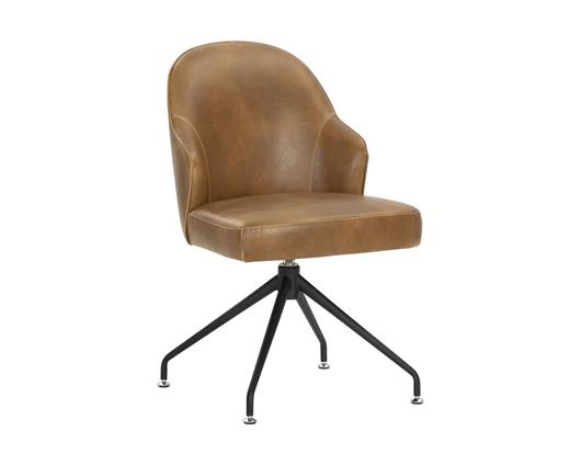 Bretta Swivel Dining Chair - Tobacco Tan by Sunpan