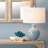 Aubrey Ceramic Table Lamp, Blue by Jamie Young