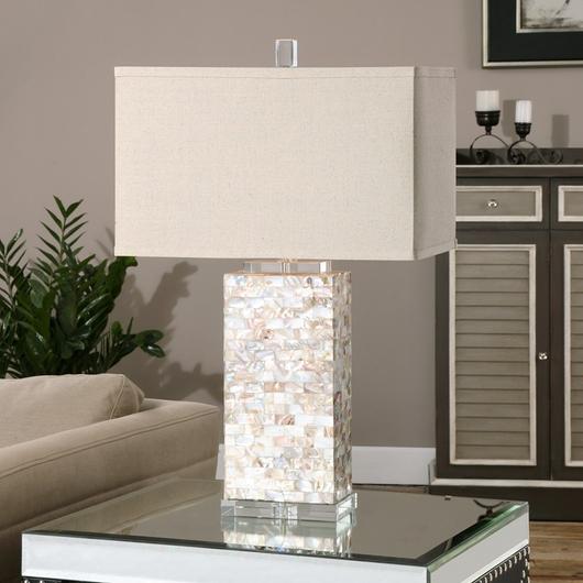 Aden Capiz Shell Lamp by Uttermost