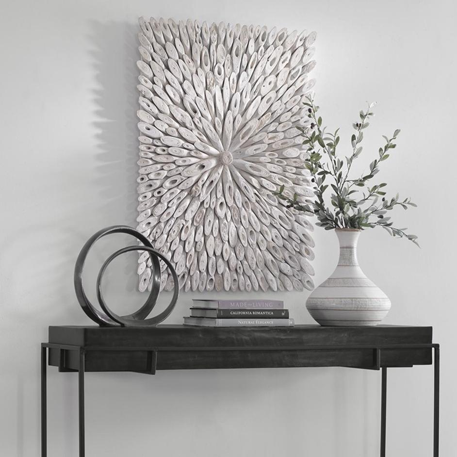 Bahama Wood Whitewashed Wall Decor by Uttermost