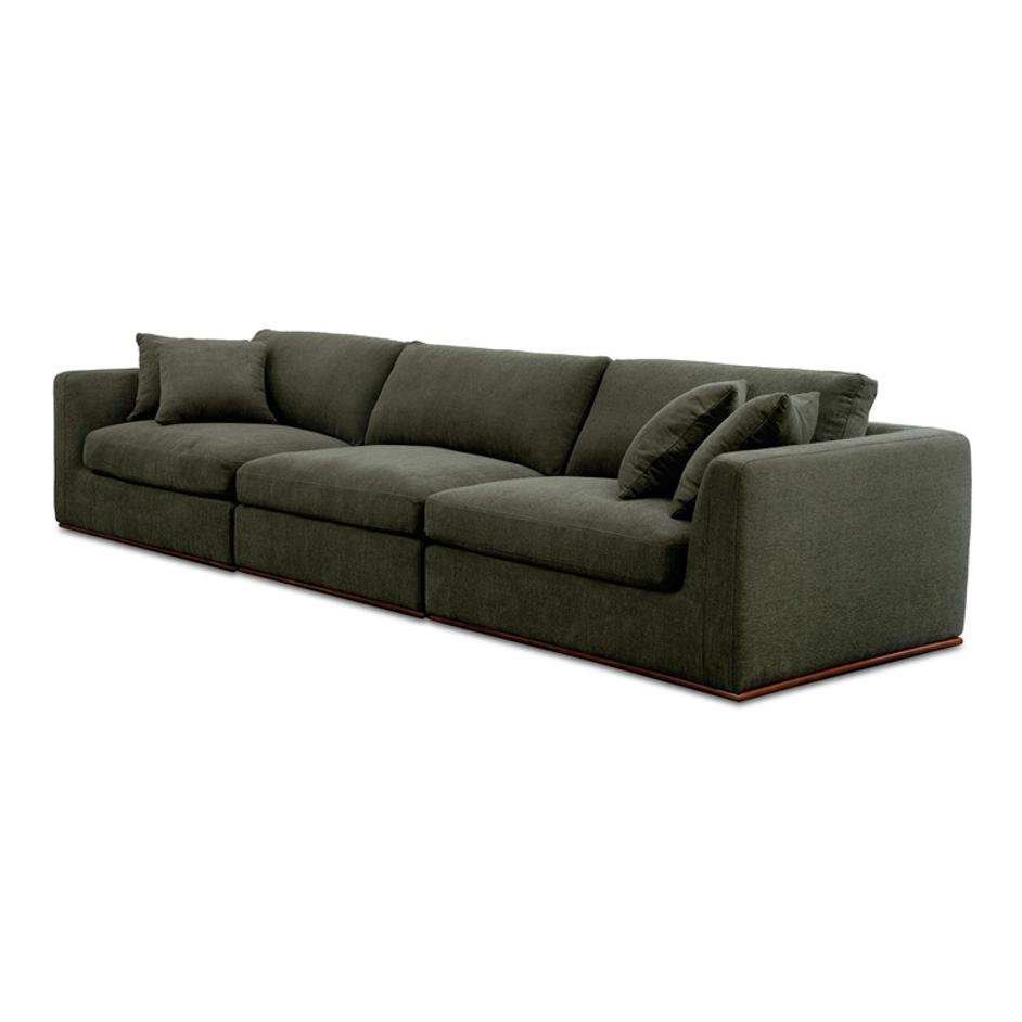 Rue Modular Sofa Deep Green by Moes Home