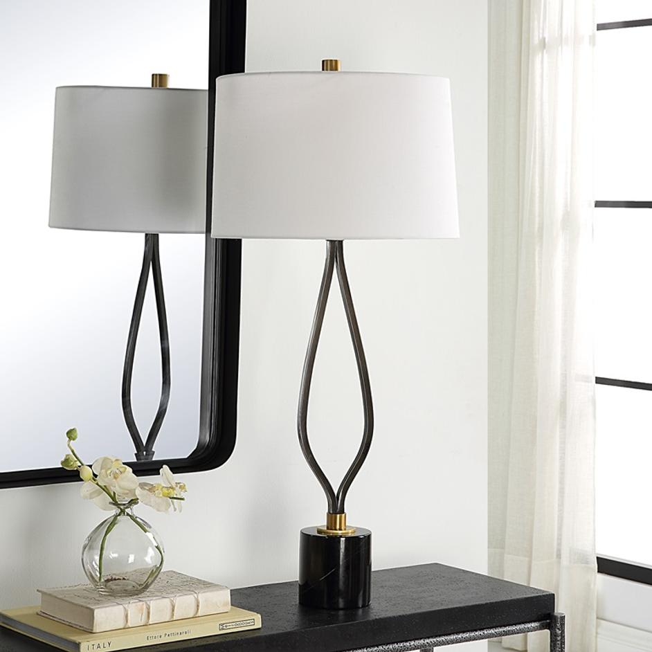 Separate Paths Iron Table Lamp by Uttermost