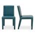 Monte Dining Chair Teal Vegan Leather - Set Of Two by Moes Home