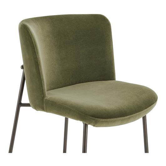 Early Bar Stool Faux Green Mohair by Moes Home