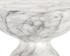 Goya End Table - Marble Look - White by Sunpan