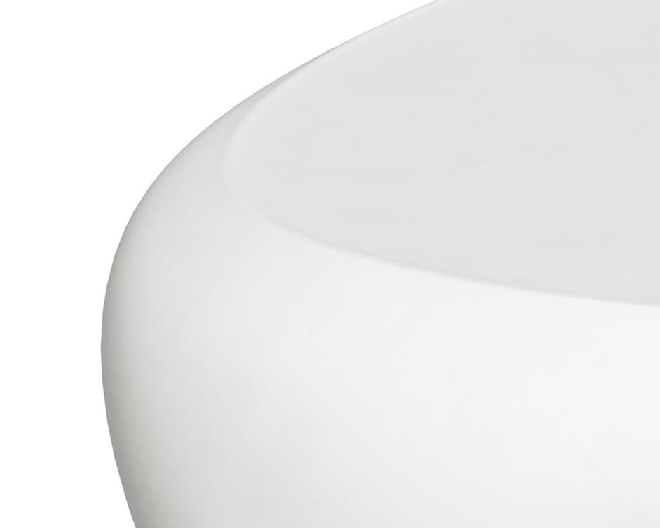 CORVO COFFEE TABLE - SMALL - WHITE by Sunpan