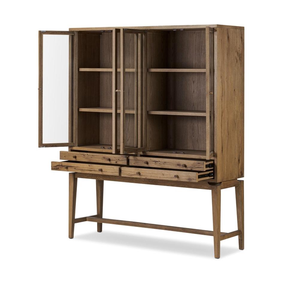 Bergstrom Cabinet - Warm Natural Oak Veneer by Four Hands